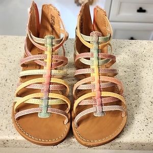 Gladiator type girls sandal